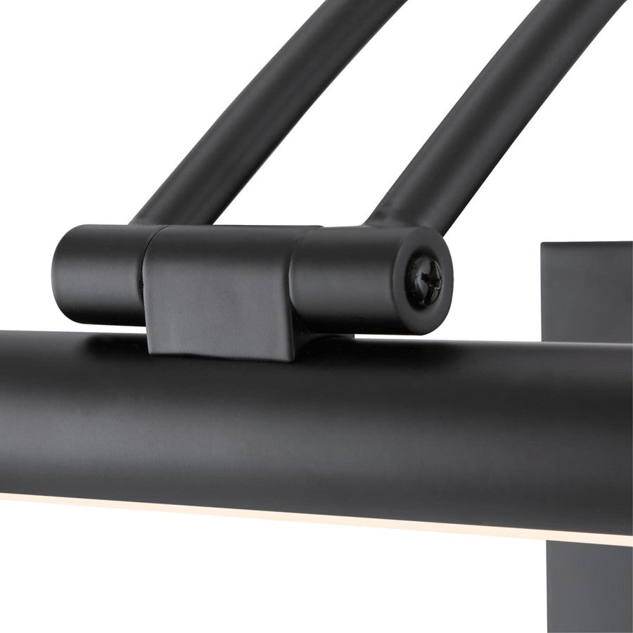 Westinghouse 17in 1-Light Picture Light | Matte Black Aluminum & Steel | Living Room & Hallway Accent | 794 Lumens 3000K Dimmable | Model 7501600