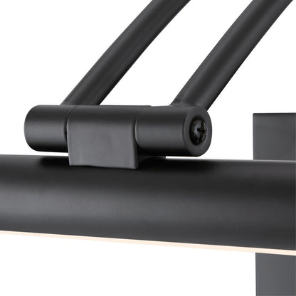 Westinghouse 17in 1-Light Picture Light | Matte Black Aluminum & Steel | Living Room & Hallway Accent | 794 Lumens 3000K Dimmable | Model 7501600