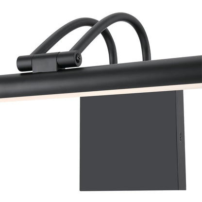 Westinghouse 17in 1-Light Picture Light | Matte Black Aluminum & Steel | Living Room & Hallway Accent | 794 Lumens 3000K Dimmable | Model 7501600