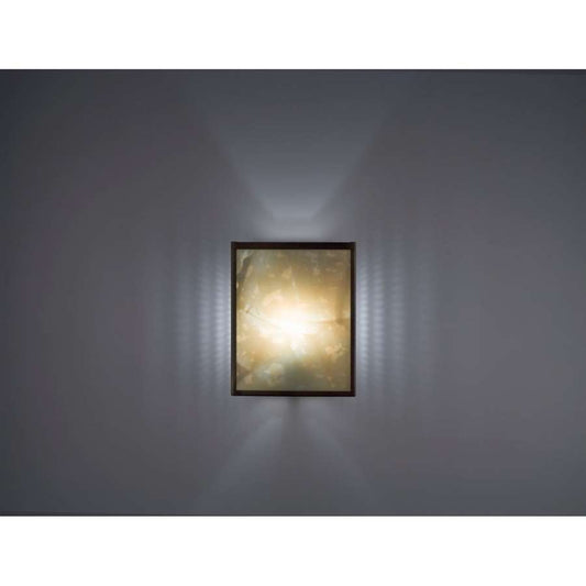 WPT Design FN 2-Light Silver Wall Sconce | Zinfandel Art Glass | Bedroom & Hallway Accent Light | 8 x 4 x 10 in | Model FN2-SV-ZIN-I