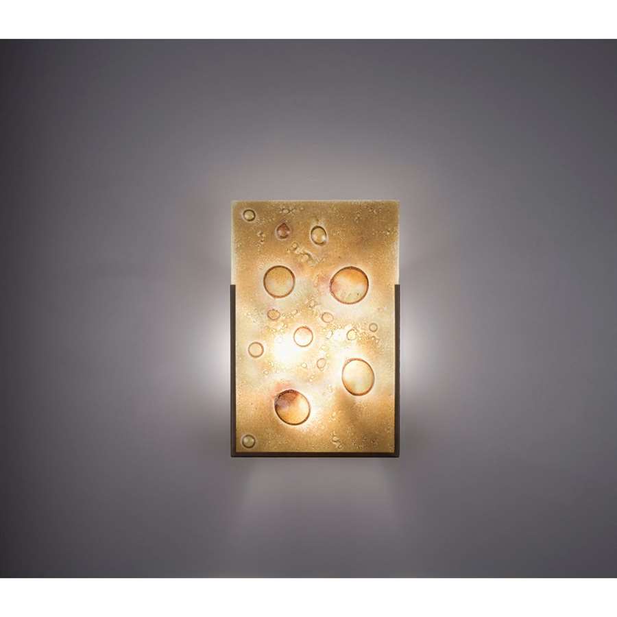 WPT Design FN Judy 18in 2-Light Wall Sconce | Silver and Whirlpool Frost Glass | Hallway & Bedroom | 12 x 4 x 18 in | Model FNJUDY-SV-WPF