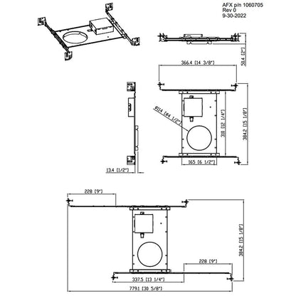 AFX Lighting Tuck Recessed Mounting Bracket