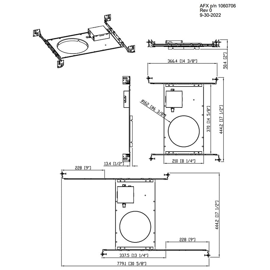 AFX Lighting Tuck Recessed Mounting Bracket