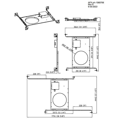 AFX Lighting Tuck Recessed Mounting Bracket