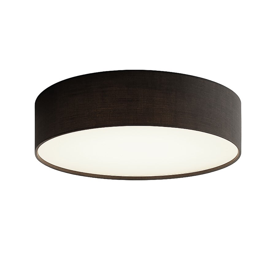 AFX Lighting Ashland 1Lt 12" LED Flush Mount, White/Black - ALDF12LAJUDBK