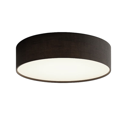 AFX Lighting Ashland 1Lt 12" LED Flush Mount, White/Black - ALDF12LAJUDBK