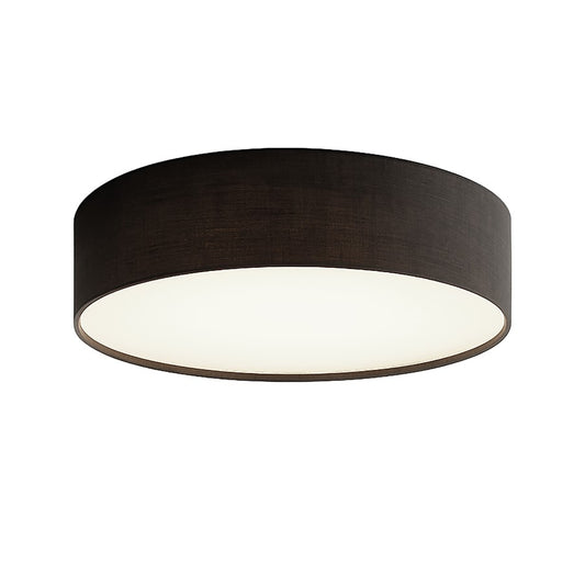 AFX Lighting Ashland 1Lt 12" LED Flush Mount, White/Black - ALDF12LAJUDBK