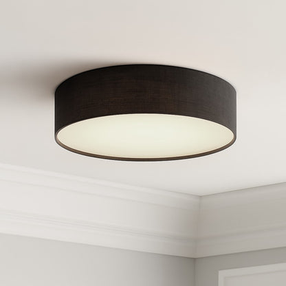 AFX Lighting Ashland 1Lt 12" LED Flush Mount, White/Black