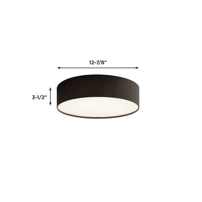 AFX Lighting Ashland 1Lt 12" LED Flush Mount, White/Black