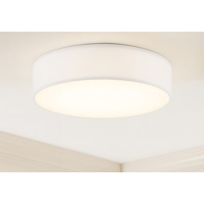 AFX Lighting Ashland 1Lt 12" LED Flush Mount, White/White