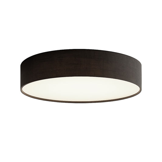 AFX Lighting Ashland 1Lt 16" LED Flush Mount, White/Black - ALDF16LAJUDBK