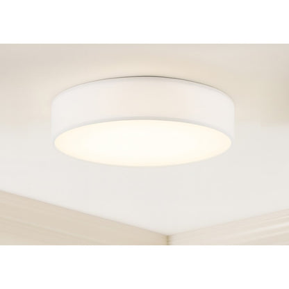 AFX Lighting Ashland 1Lt 16" LED Flush Mount, White/White