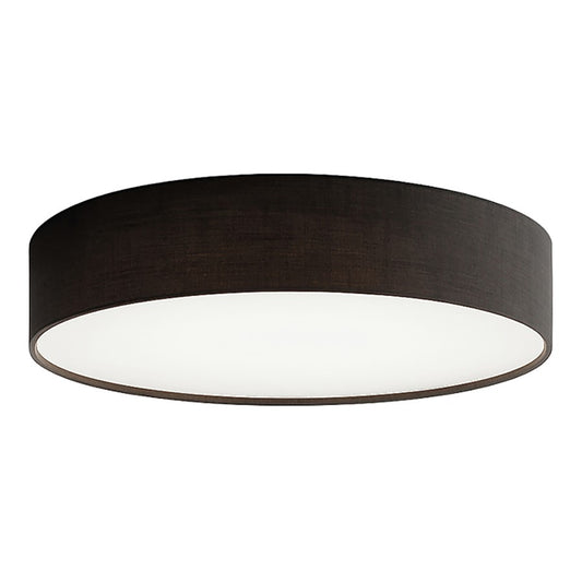 AFX Lighting Ashland 1Lt 19" LED Flush Mount, White/Black - ALDF19LAJUDBK