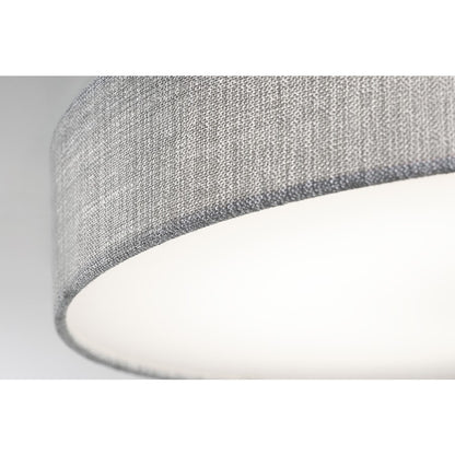 AFX Lighting Ashland 1Lt 19" LED Flush Mount, White/Grey