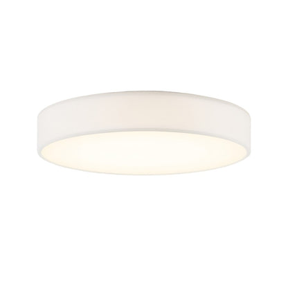 AFX Lighting Ashland 1Lt 19" LED Flush Mount, White/White - ALDF19LAJUDWH