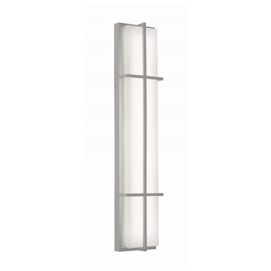 AFX Lighting August 1LT 36'' LED Outdoor Sconce, Nickel/White - AUGW0736LAJMVNP