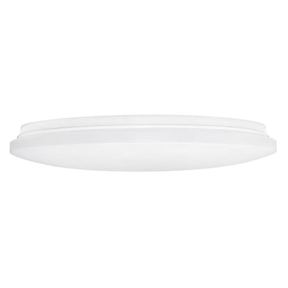 AFX Lighting Aurora 1 Light 13" Flush Mount, White/White