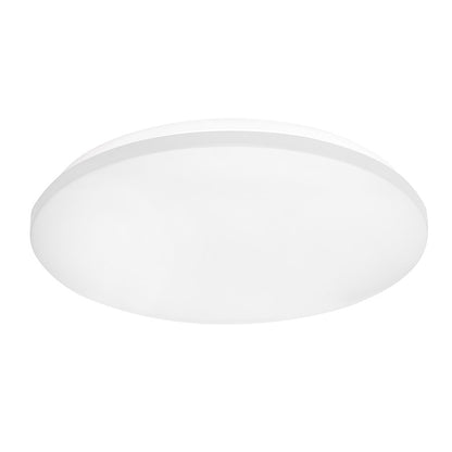 AFX Lighting Aurora 1 Light 15" Flush Mount, White/White - AURF15LAJD1WH