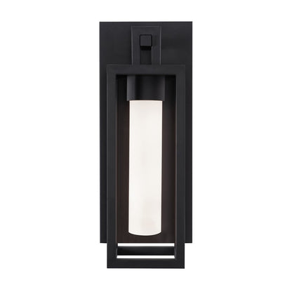 AFX Lighting Avery 1Lt 19" LED Outdoor Wall Sconce/20W, BK/WH