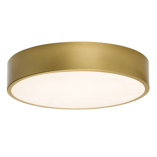 AFX Lighting Bailey 1Lt 14" Flush Mount, Antique Brass/Frosted - BAYF14LAJUDLB
