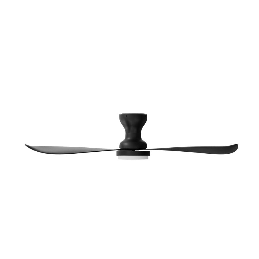 AFX Lighting Banks 1Lt 52" 3 Blade LED Ceiling Fan, BK/FR