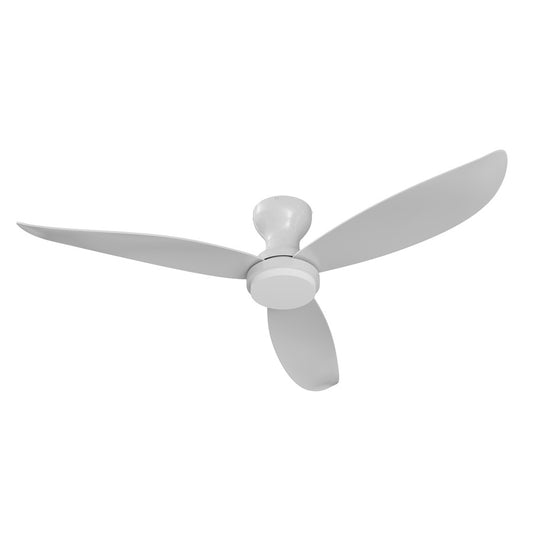 AFX Lighting Banks 1Lt 52" 3 Blade LED Ceiling Fan, WH/FR - BNKN523LDCWHWH-WS