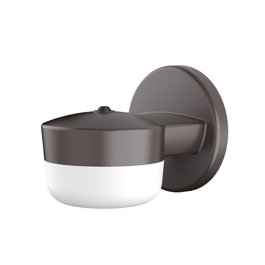 AFX Lighting Benton 1 Light 5" Outdoor Sconce, Bronze/White - BNTW0505LAJENBZ