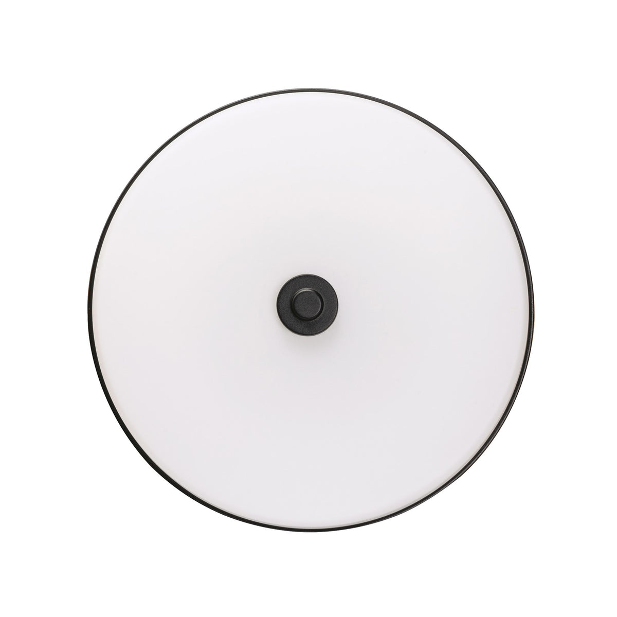AFX Boswell 13in LED Flush Mount | Transitional Black and White Glass | Bedroom & Hallway Ceiling Light | 1700 Lumens, 5-CCT | Model BOSF14LAJD1BK