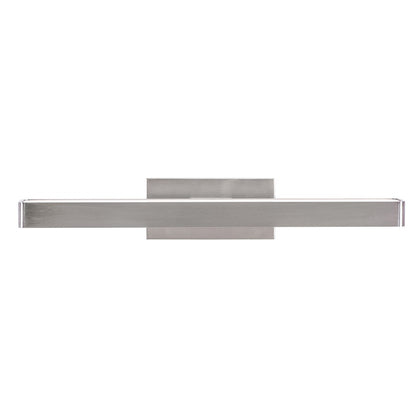 AFX Lighting Brock 2LT 18'' LED Vanity, Satin Nickel/White
