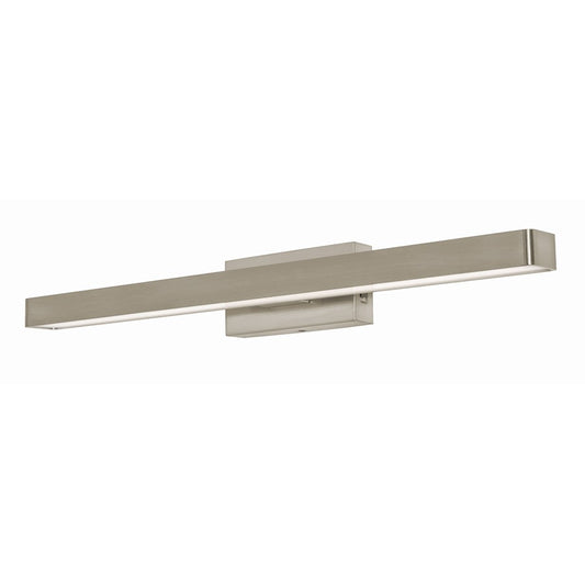 AFX Lighting Brock 2LT 24'' LED Vanity, Satin Nickel/White - BRCV2403LAJUDSN