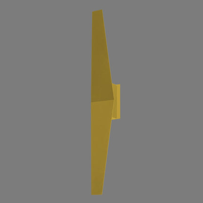 AFX Lighting Brink 1 Light 24" LED Wall Sconce, Gold/White