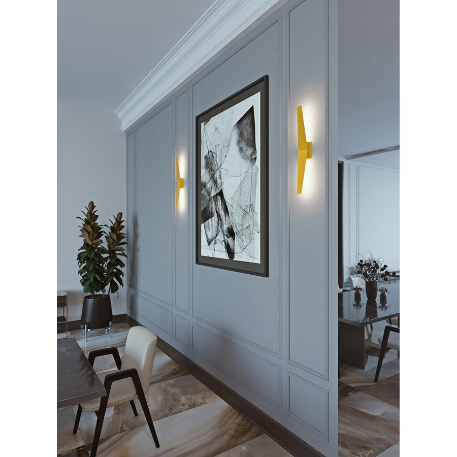 AFX Lighting Brink 1 Light 36" LED Wall Sconce, Gold