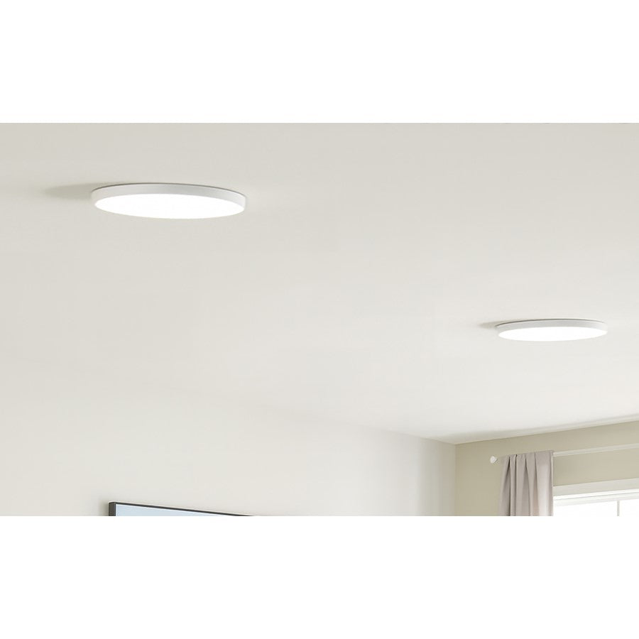 AFX Lighting Brim 1Lt 14" LED Flush Mount, White/White