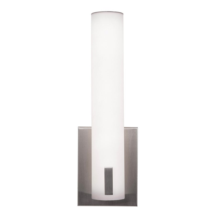 AFX Lighting Bowen 1Lt 14" LED Sconce, Nickel/Frosted