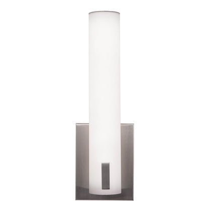 AFX Lighting Bowen 1Lt 14" LED Sconce, Nickel/Frosted