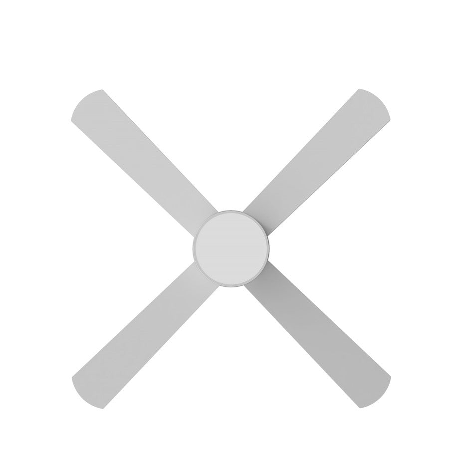 AFX Lighting Bryant 1Lt 52" 4 Blade LED Ceiling Fan, WH/FR