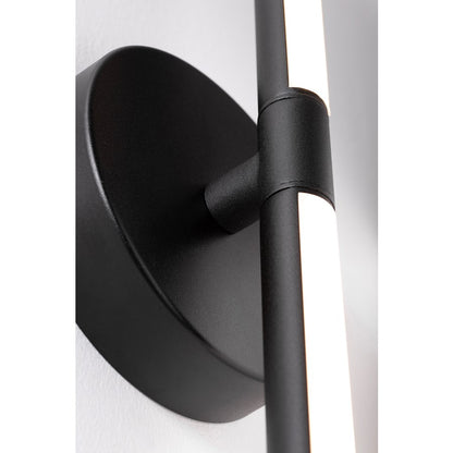 AFX Lighting Chicago 1 Light 32" LED Vanity Light, Black/White