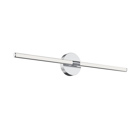 AFX Lighting Chicago 1Lt 32" LED Vanity Light, Chrome/White - CHIV3203LAJUDPC
