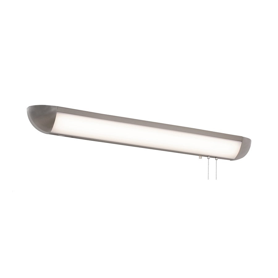 AFX Lighting Clairemont 2LT 48'' LED Overbed, Satin Nickel/White - CLMB48LAJENSN