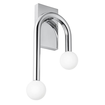 AFX Lighting Colette 1Lt 10" LED Wall Sconce, Chrome/White - COES1017LAJUDPC