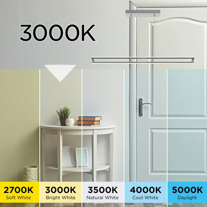 1 Light Pendant, LED 36W/4000Lm/120V