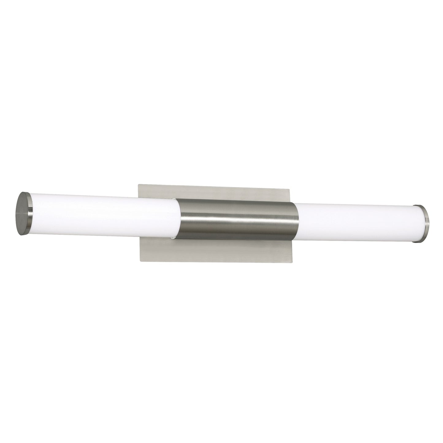 AFX Lighting Dax 1Lt LED 27"W Vanity Light, Satin Nickel/White