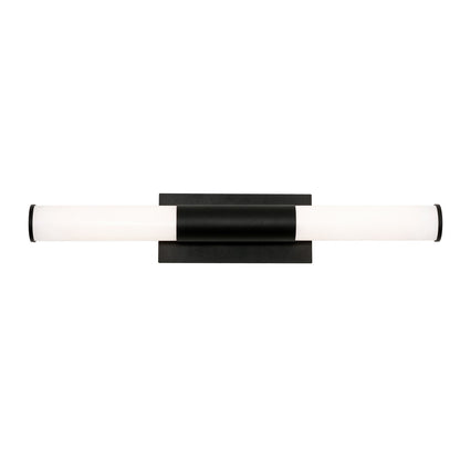 AFX Lighting Dax 1Lt LED 36"W Vanity Light, Black/White