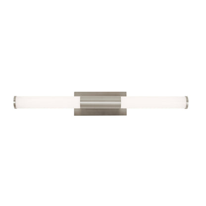 AFX Lighting Dax 1Lt LED 36"W Vanity Light, Satin Nickel/White