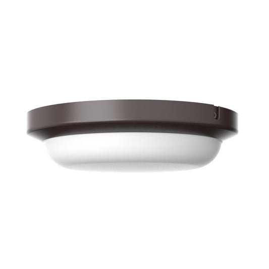 AFX Lighting Dean 1LT 8'' LED Outdoor Flush Mount, Bronze/White - DEAW08LAJENBZ