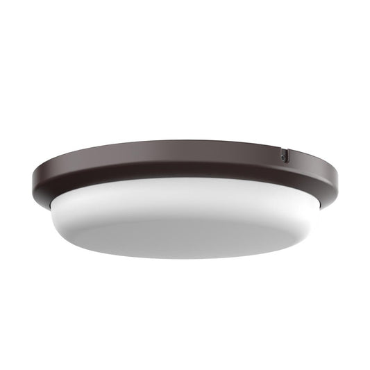 AFX Lighting Dean 1LT 11'' LED Outdoor Flush Mount, Bronze/White - DEAW11LAJENBZ