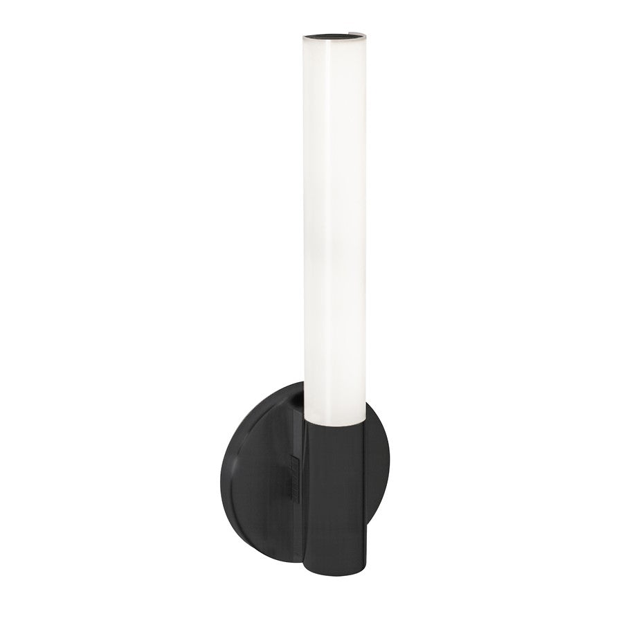 AFX Lighting Dion 1 Light Sconce, Black/White