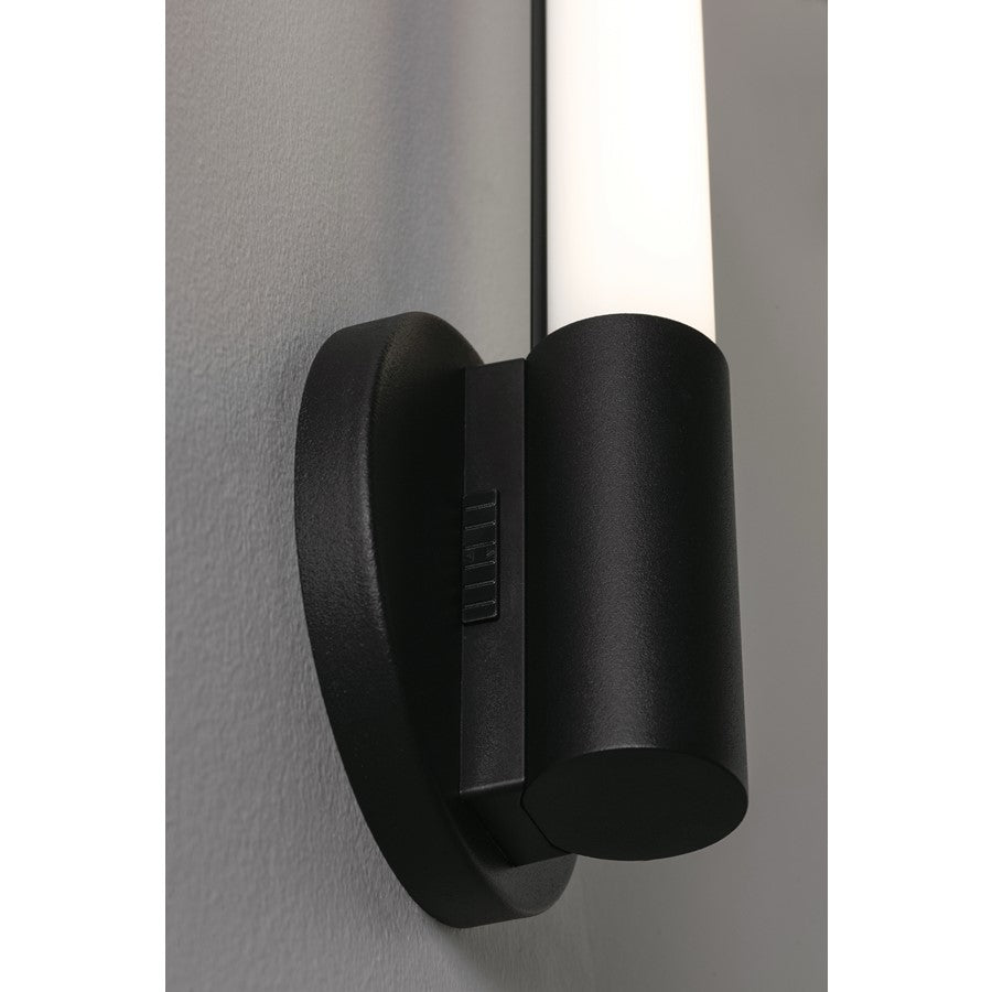 AFX Lighting Dion 1 Light Sconce, Black/White