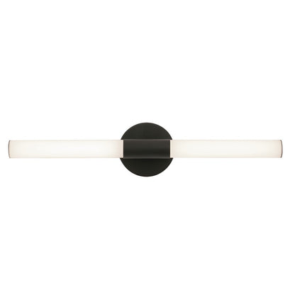 AFX Lighting Dion 1 Light 24" Vanity, Black/White - DIOV2403LAJD1BK