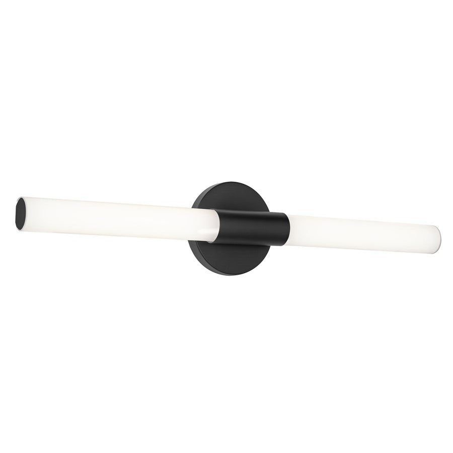 AFX Lighting Dion 1 Light 24" Vanity, Black/White